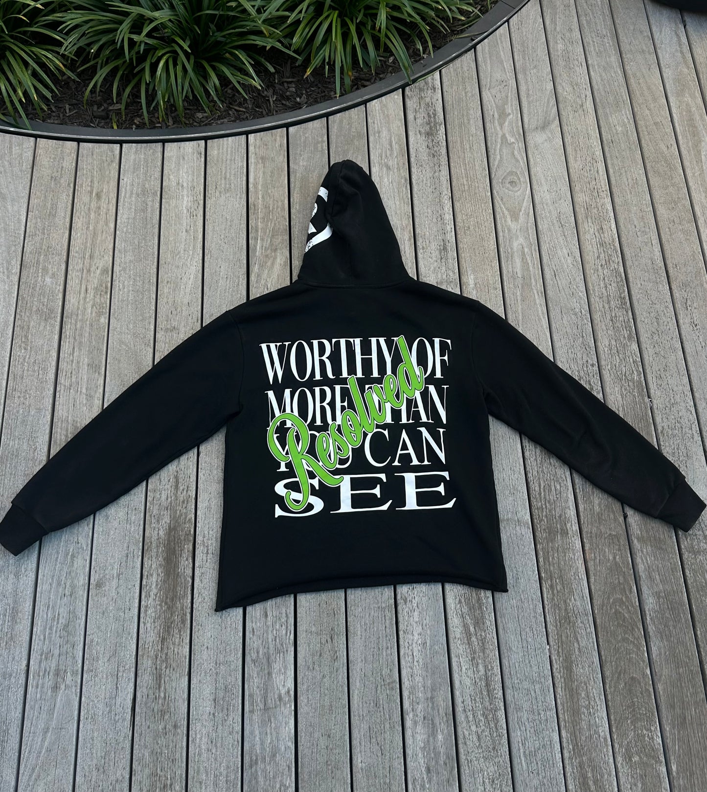 ResolvedBrand Hoodies Black W.O.M.T.Y.C.S