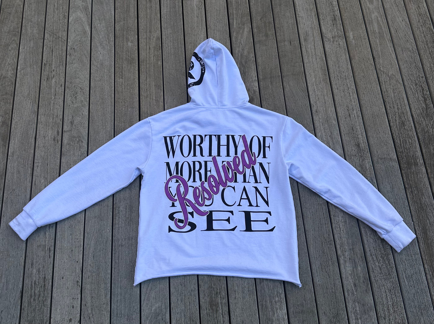 ResolvedBrand Hoodies White W.O.M.T.Y.C.S